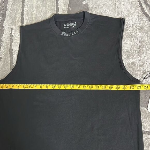 Seven Soul Men’s Sleeveless Muscle Tee - Picture 5 of 6